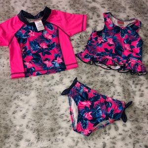 ‼️✨2 for $10✨‼️ Toddler Girl 2T 3 Piece Swim Set